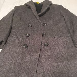 Boys size 7 Gray Wool Giovanni Bellini long coat